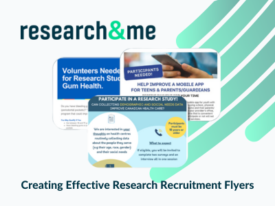 dissertation research recruitment flyer
